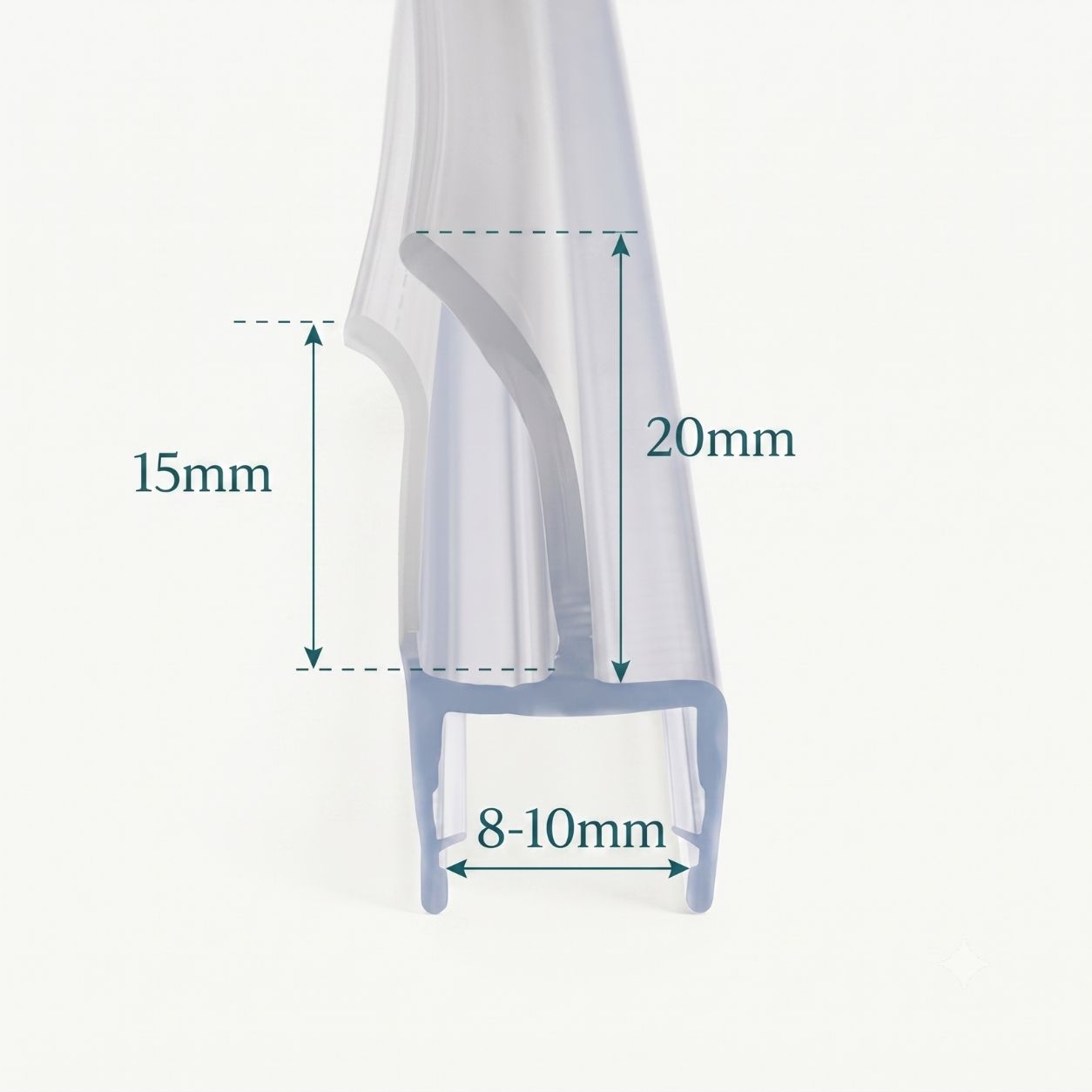 Junta Flexible para Cortinas de Cristal - Imagen 2