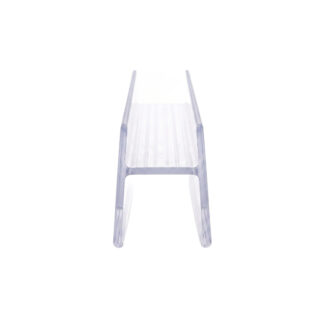 Junta Extraclara H (Mayúscula) para Cortinas de Cristal